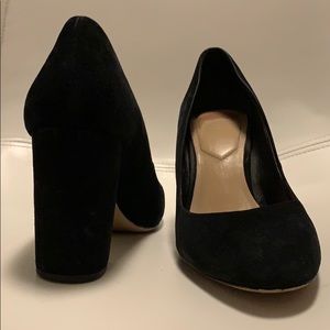 Aldo black suede pumps